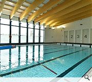 Facilities include a public pool and gym