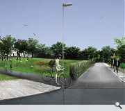 A new public park will be created as part of the development