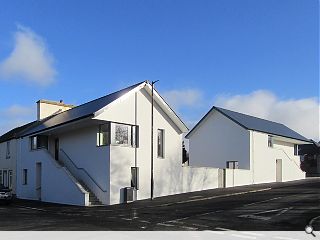 Corner cottage flats complete in Dailly