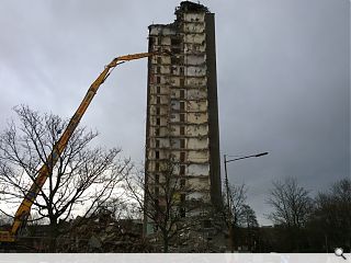 GHA pull down second Scotstoun tower block in regeneration drive