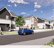 Development will be carried out in three phases of 17, 22 and 25 homes