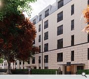 A modern tenement design will bridge the ages between north and south halves of Burnbank Gardens