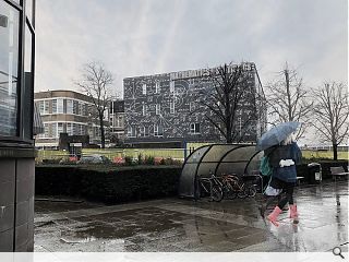 Giant blackboard vision for University of Glasgow Math building