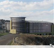 The site offers a panoramic view to the north over the harbour entrance