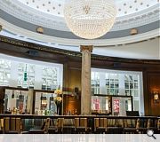 The champagne bar promises an opulent setting for railway buffs