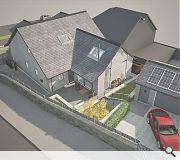 A significant rear extension will increase the building footprint