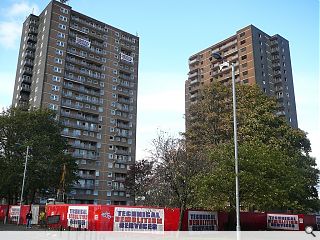 Demolition commences on twin Ibrox towers 