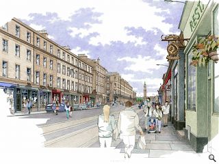 Edinburgh streetscape initiative gets underway with shop front revamp