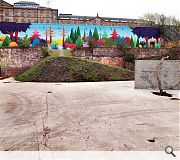 A wildflower garden has been planted at The Bothy, Speirs Wharf