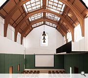 False floors will be removed to create a triple height events space in the former Pathology Building