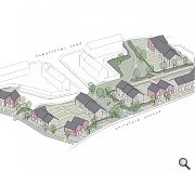 Enhanced green space will be provided by the development