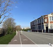 The existing harbour Road will be upgraded