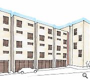 Planning consent for new flats was previously awarded in July last year