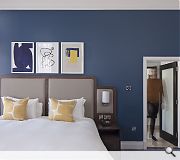 Returning guests will be coaxed to slumber with a deep blue colour palette and secondary glazing