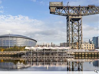 ADF float plans for Finnieston Crane pontoon restaurant