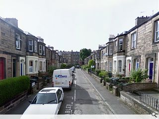 Fire guts historic Edinburgh terrace