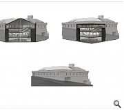 This cross section shows the structures hidden depths