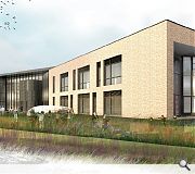 The school will be faced with multi-brick complemented by feature dark coloured cladding panels