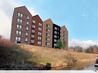 mast architects lodge Forth & Clyde canal housing plans