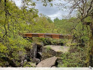 Bracklinn Falls claims world's best pedestrian & cycle bridge title