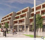 Apartments above ground-floor retail are proposed at Albany Gate