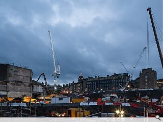 Edinburgh St James rises as construction gets underway