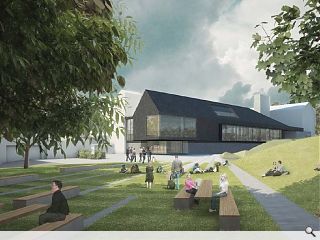 RMJM submit Glasgow University ‘urban barn’