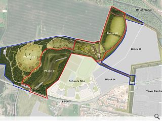 Landfill woodland to green Winchburgh with 15,000 trees