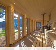 Heat seekers can also enjoy expansive views of Loch Tay