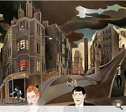 Cowcaddens Streetscape in the Fifties is Gray's most famous painting