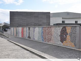 Collective unveil Easterhouse wall mural