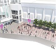 The Concert Hall steps will make way for a new public space