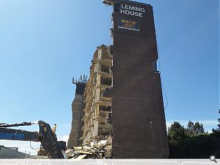 Cumbernauld office block falls in a town centre renewal drive
