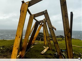 Architecture students deliver remote Isle of Lewis viewpoint