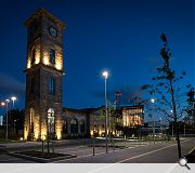 The Pump House used to control entry to the Queen's Dock