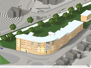 Assist Architects revise Cathcart flats plan