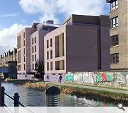 The canal wall will be restored to its original condition as part of the work