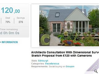 Camerons Architects become first UK practice to offer services on Groupon