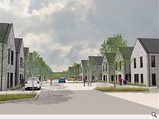 Pitched roof Maybole blocks to deliver 22 homes