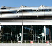 A feature atrium is intended to foster an open aspect toward London Road