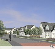 'Village green' spaces will be introduced throughout the development