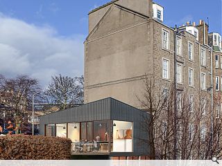 Cafe proposal to activate a prominent Dundee gable 