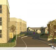 The affordable homes will be built on playing fields at the former St Martins Primary