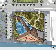 The public space will help join the dots along the waterfront