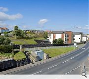 The brownfield site was formerly occupied by railway sidings