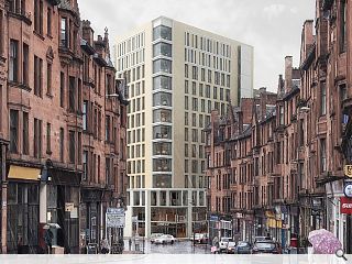 ADF table plans for Merchant City student housing tower