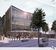 The ground level will be raised to align with level one of the new St James Centre