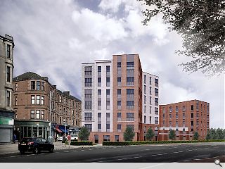 Govan rebuilds lost density with 47 amenity flats