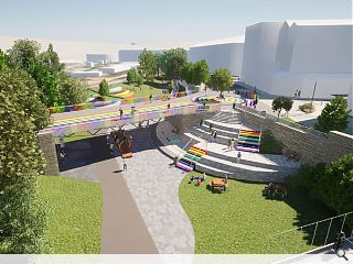 Pedestrian bridge to take pride of place in Leith