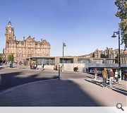 The Princes Street frontage will be enhanced with new units and a formalised events space